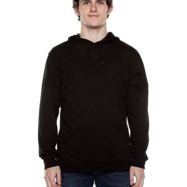 Unisex Long-Sleeve Jersey Hooded T-Shirt Thumbnail
