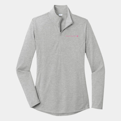 Sport-Tek ® Ladies PosiCharge ® Tri-Blend Wicking 1/4-Zip Pullover Thumbnail